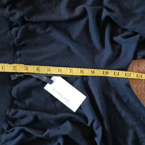 E. MALINE NWT Petite M Women's Leisurewear Soft Black Pants - Picture 9 of 13